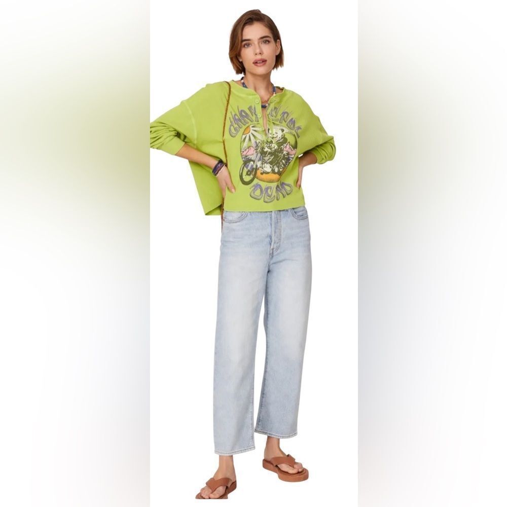 DAYDREAMER The Grateful Dead Henley Oversized Small